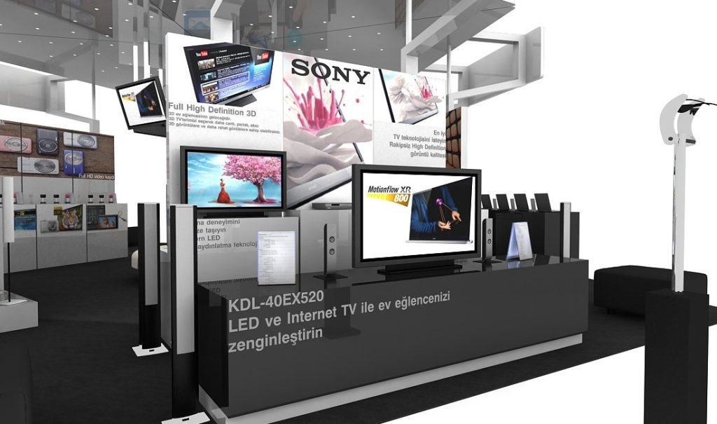 Sony Ada tipi kiosk