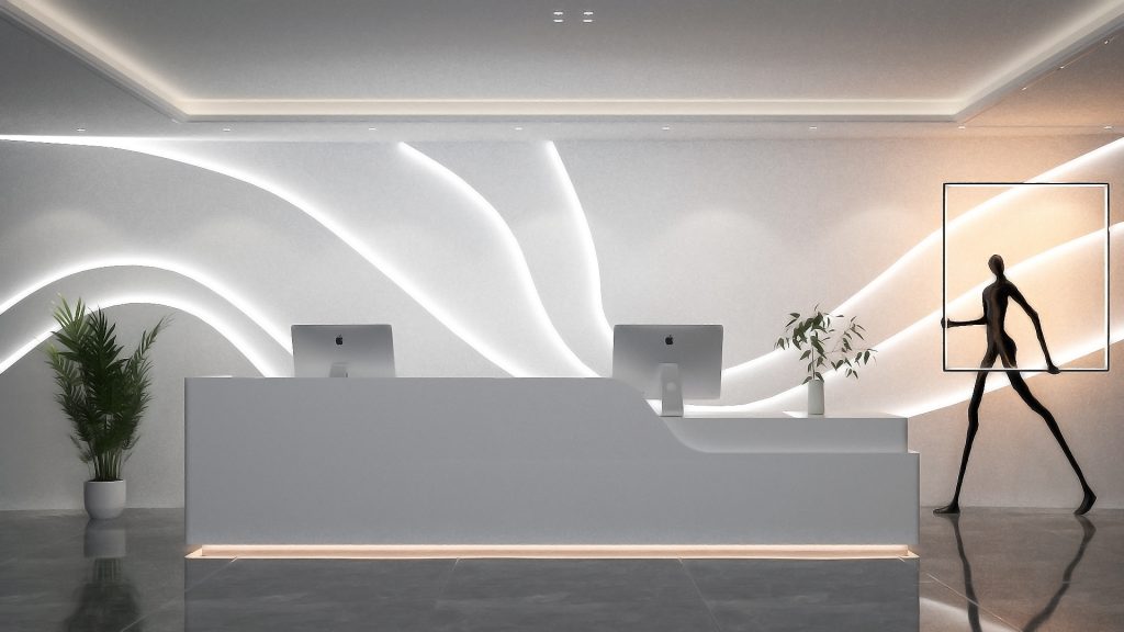 Ofis rezidans otel giris resepsiyon tasarim model 11 1024x576
