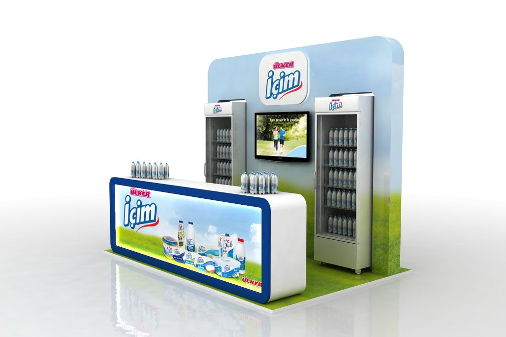 Ülker içim süt kiosk
