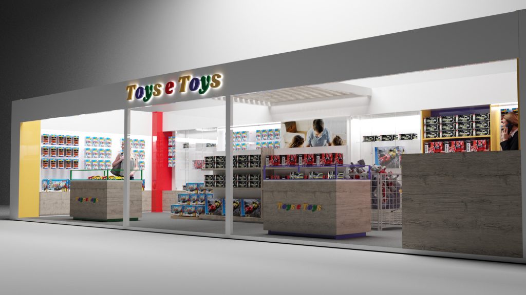 TOYS E TOYS Kiosk stand