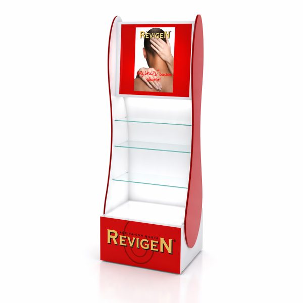 Revigen Duvar tipi urun teshir standi R 00001 600x600