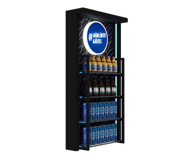 Efes pilsen duvar tipi sikili bira standi R 0000 360x320
