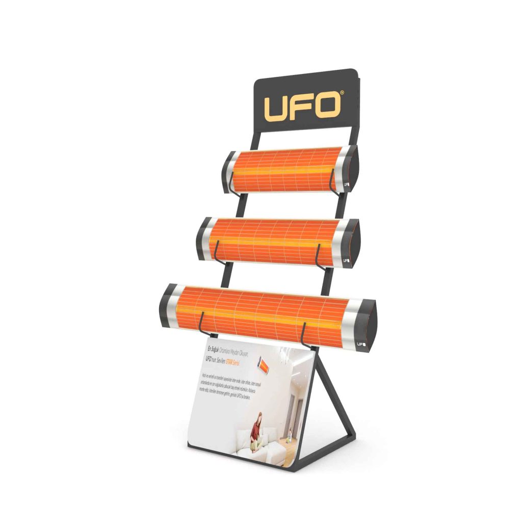 UFO Metal Ürün Teşhir Standı Tasarımı ve Üretimi